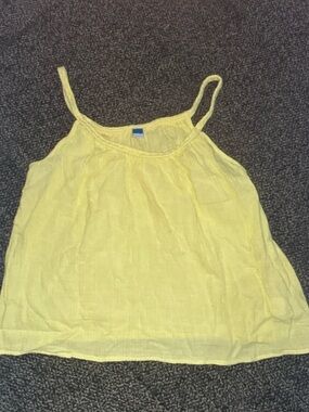 Old Navy Pale Yellow Spaghetti Strap Camisole